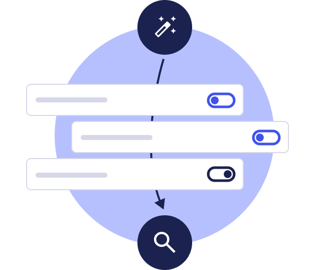 Easy-to-read chart with increasing search results